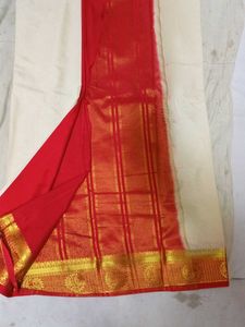 New Semi Silk Sarees With Blouse