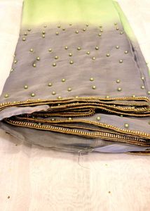 Elegant Green Saree