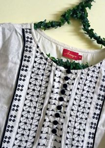 Formal White 🤍 Kurti For Office Wear  Like New