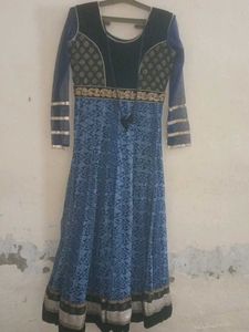 Blue Anarkali Dress