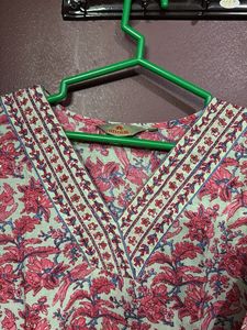 Floral Print Kurta Set