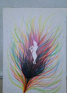 Krishna in the Feather – A Colorful Soul