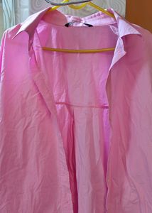 Baby Pink Oversized Shirt