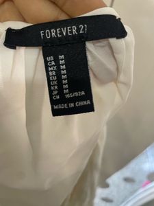 Off-Shoulder Blouse By Forever 21 In M/L