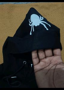Black Spider Web Hoodie