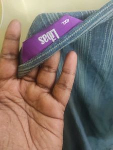 4xl libas Stylish Blue Striped Kurta