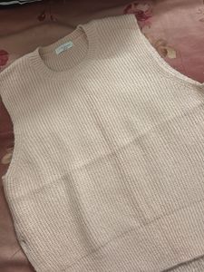 Pink Knit Vest