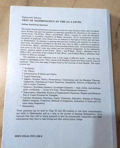 Test of Mathematics At The 10+2 Level