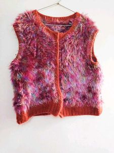 Glitter Party Wool Vest jacket
