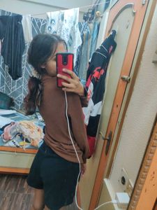 Brown &#39;Nicest&#39; Long Sleeve Tee