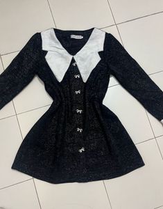 Chic Black &amp; White Mini Dress