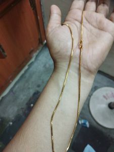 18k Played Gold Chain Non Tarnish