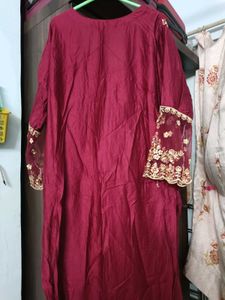 Elegant Embroidered Kurta Set