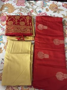 3 Piece Banarasi Dress Material