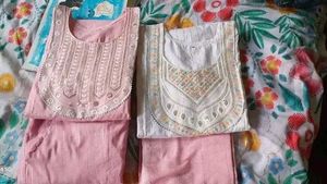 Set Of 2 Kurta , 1 Pant And Duppata For Women