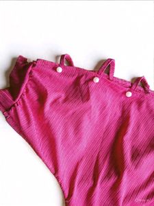 Pink Tie-Sleeve Top