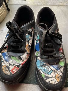 Funky Patterned Casual Shoes