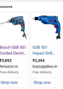 Bosch GSB 501 Impact Drill - Professional Grade