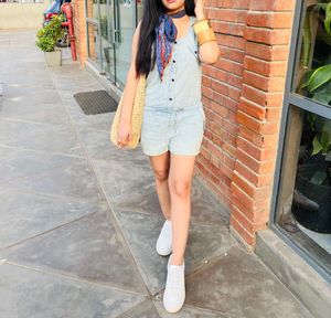 Denim Beautiful Romper