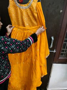 Unused Lengha Blouse Chuni Set  🟠
