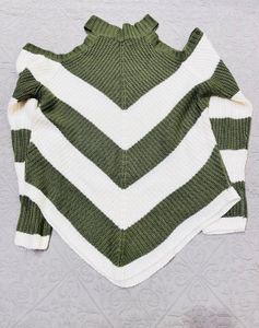 Pretty Shoulder Cut Sweater
