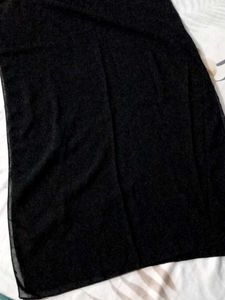 Black Abaya/naqab (Saudi Arab) Dupatta