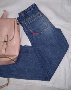 Blue Straight Jeans