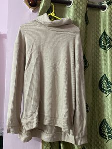 High Neck Knitted Pullover