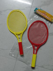 Racket Bats 2 Red And Yellow New Never Used