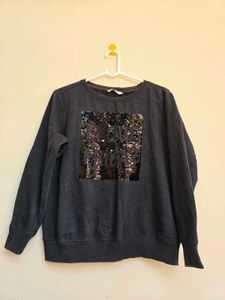 DNMX Embellished Crew-Neck Sweatshirt