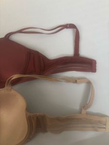Two Bras: Nude &amp; Burgundy