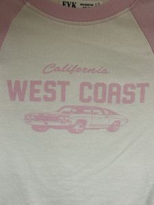 Cute baby pink top