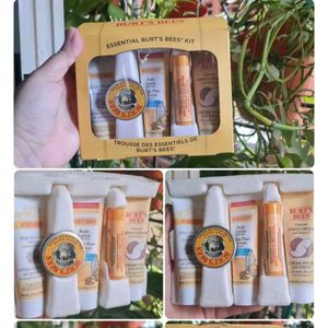 Combo Huda Beauty Lipstick&amp;Burtbees Skin Care Kit