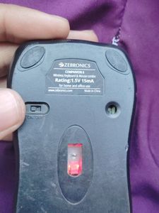 Zebronics Wireless Mouse But Dongle Missing...