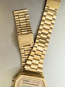 Casio A168 Watch Rose Gold unused