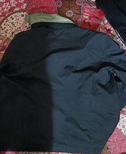 DAKS Coat - Black Both Side Wearing