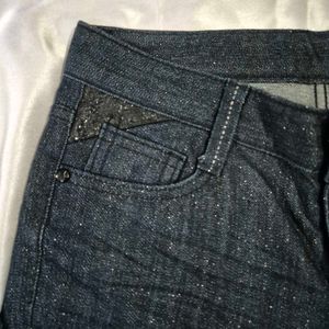 Sparkly Low Waist Bootcut Denim Y2K Vintage