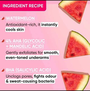 Combo Dot&amp;Key Watermelon Cooling Underarm Roll On