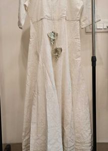 White Embroidered Maxi Dress