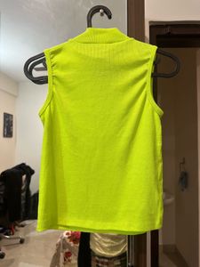 Neon Green Sleeveless Top
