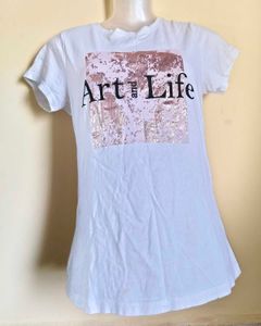 BOGO🎁Buy One Get 1 Free🎁Art & Life White Tee