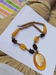 Yellow Colour Neckpiece