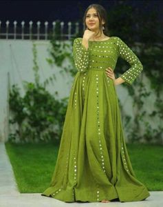 Elegant Green Ethnic Gown