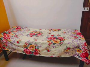 New Yellow Cotton Blend Single Bedsheet 🩵