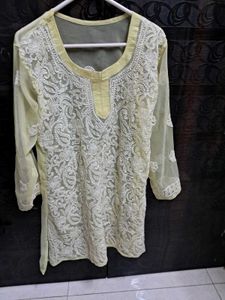 Cute Chickinkari Kurta