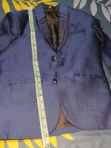 KIDS BLAZER WITH COATY, Size-8 Navy Blue Colour
