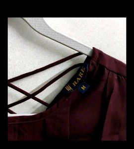 RARE Sleeveless Top with Crisscross Back