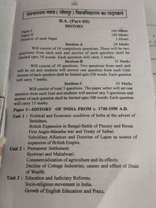 Sanjiv For Ba 3rd Year History Paper 1-2