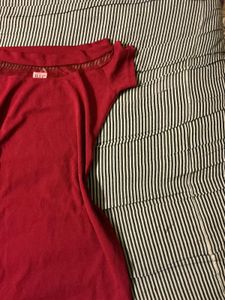 Chic Red Bodycon Mini Dress