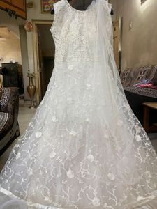 Off White Princess Gown